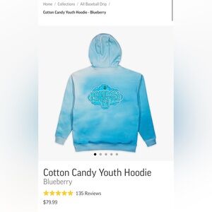 Cotton Candy Blue Youth BL101 Hoodie